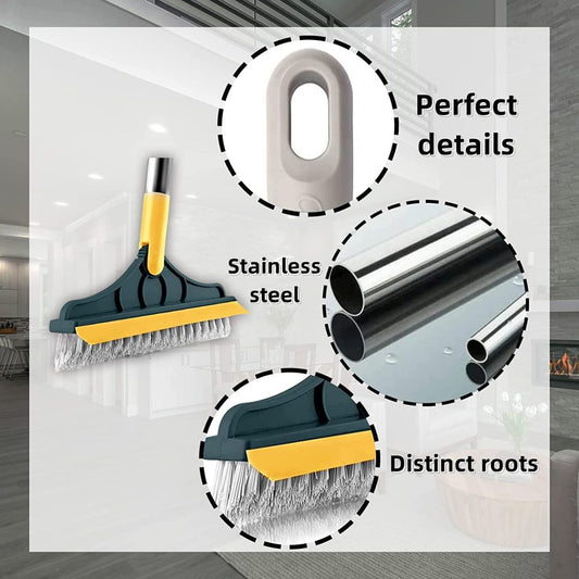 120ยฐ Rotatable 2 In 1 Floor Cleaning Brush