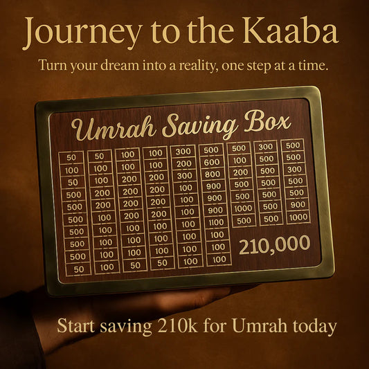 Best Quality Umrah Saving Box + Free Gift for Today