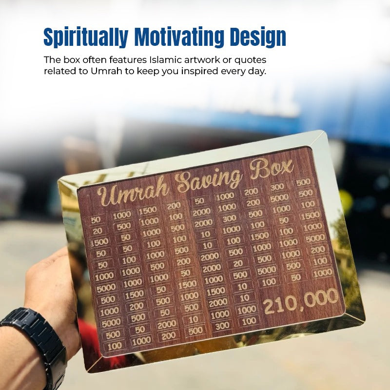 Best Quality Umrah Saving Box + Free Gift for Today