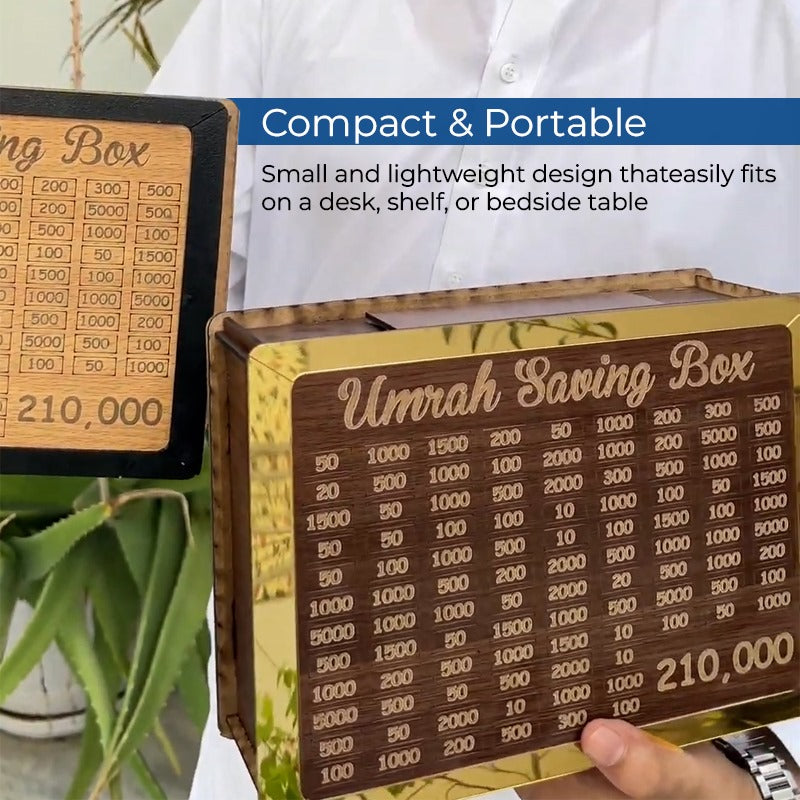 Best Quality Umrah Saving Box + Free Gift for Today