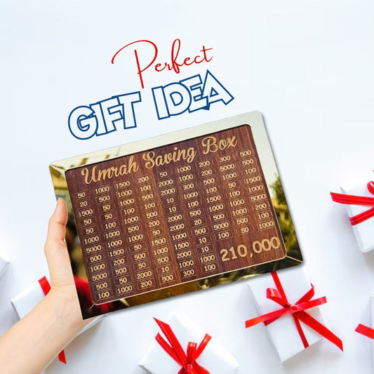 Best Quality Umrah Saving Box + Free Gift for Today